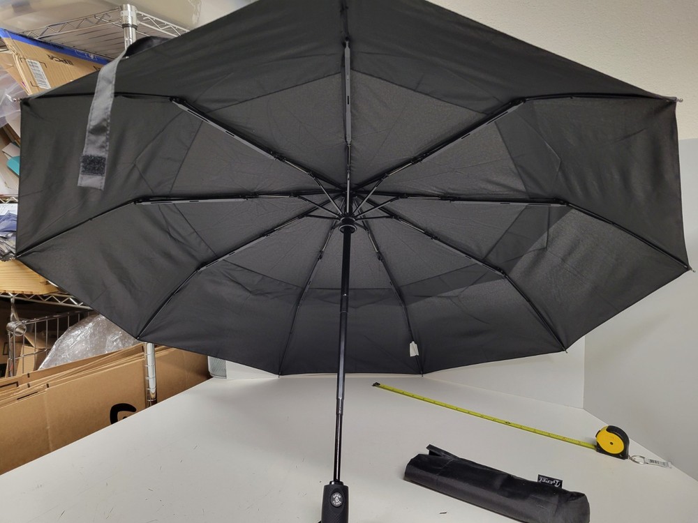 Repel Windproof Compact Travel Umbrella Black Onyx
