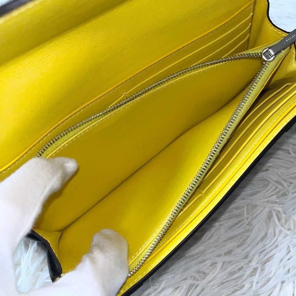 CELINE Large Flap Multi Function Long Wallet From Japan