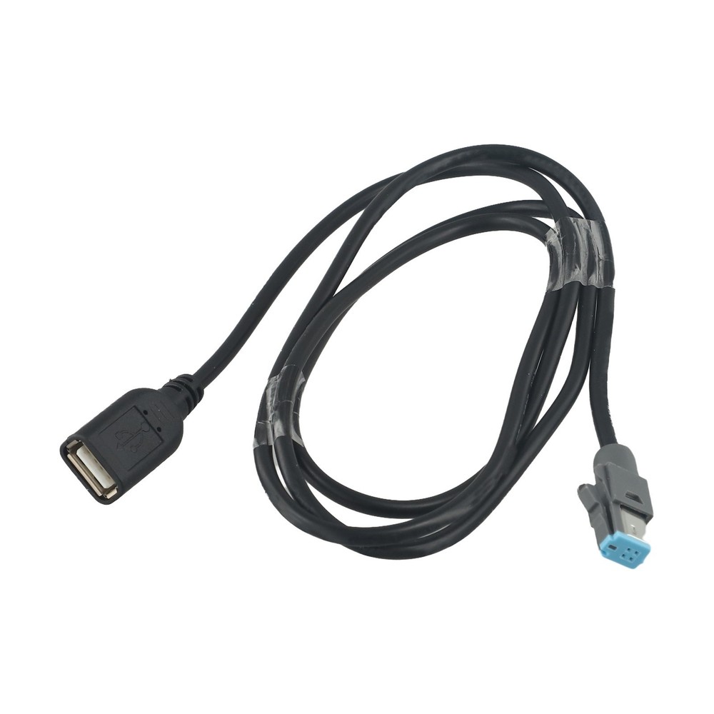 Direct Installation CD Audio Radio Player Cable 4Pin USB Cable ABS Material