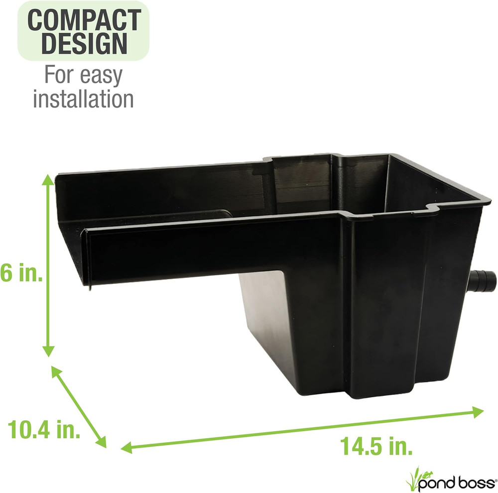 8-Inch Waterfall Spillway Box for Pondless Stream Water Features