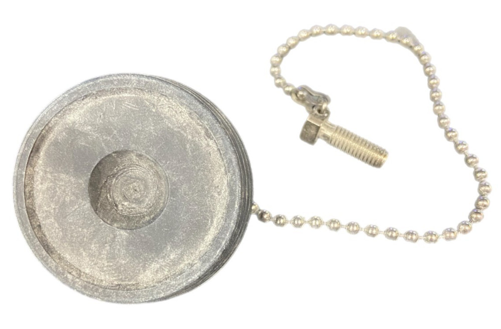 2" Stainless Steel Marine Cap with Chain