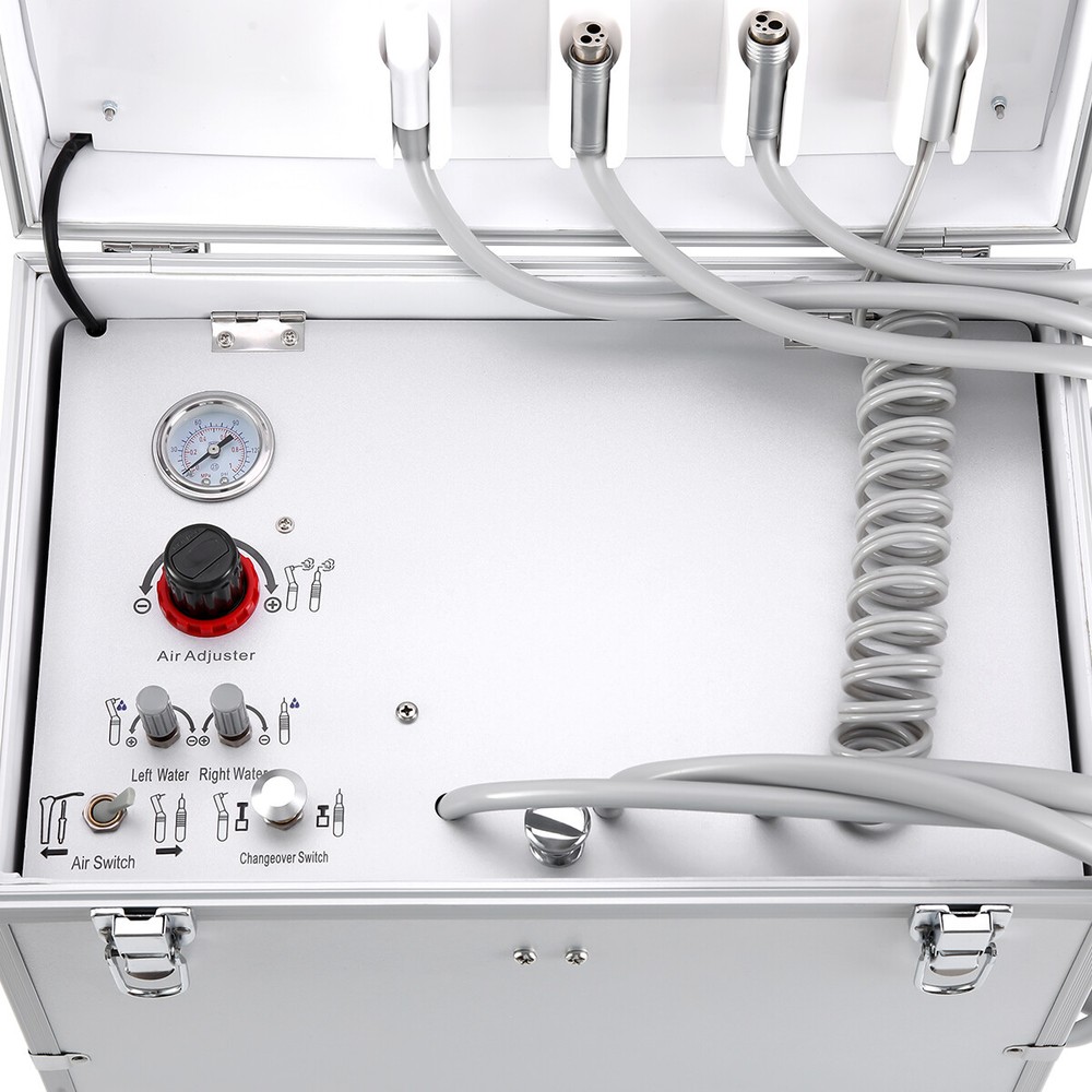 Dental Mobile Portable Delivery Unit Air Compressor /Lab Vacuum Forming Machine