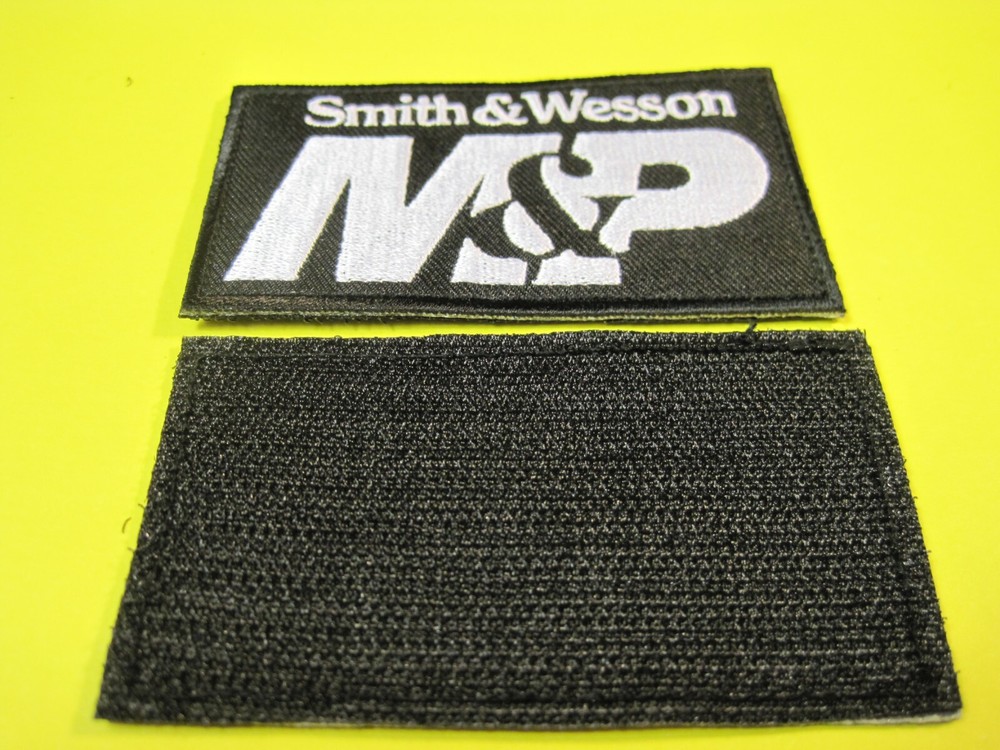 SMITH & WESSON M&P PATCH HOOK BACK FOR VEST, SHIRT, JACKET, HAT, GUN CASE! NEW!