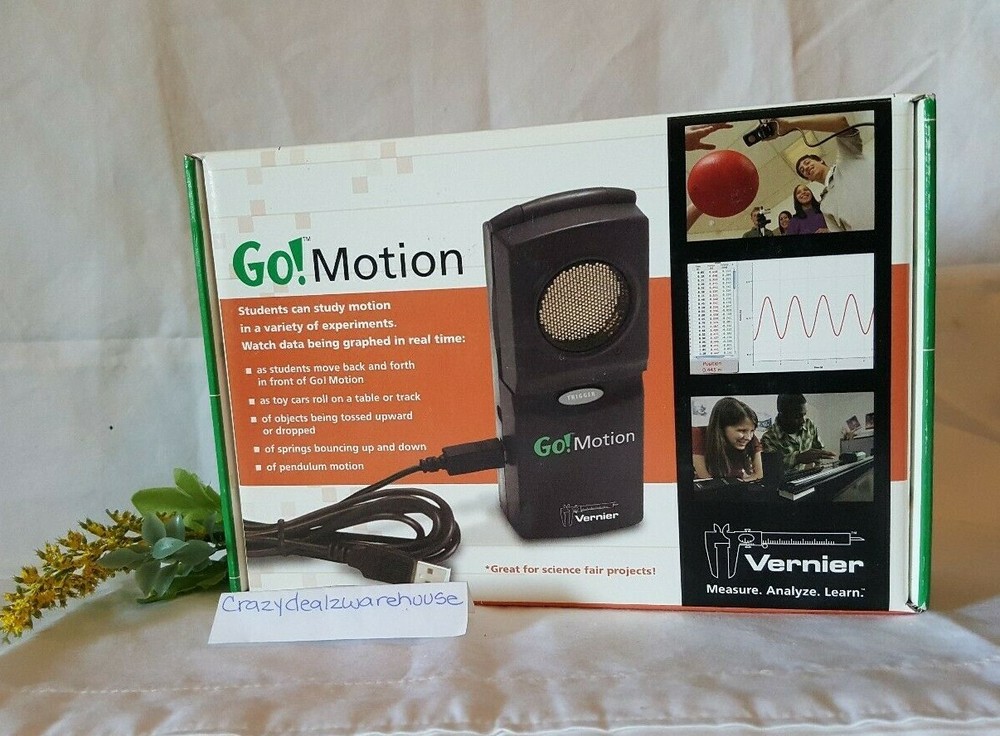 Vernier Go! Motion Velocity & Acceleration Sensor~USB Logger Lite Software *NEW*