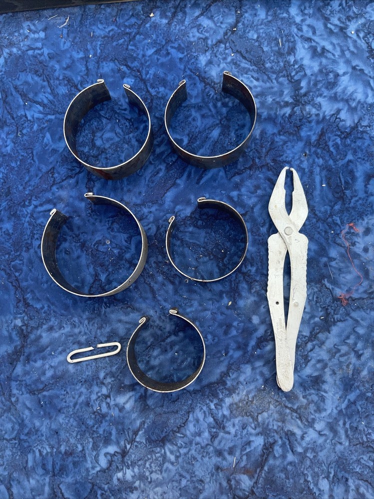 VINTAGE "ALL-POWER" PISTON RING COMPRESSOR PLIERS