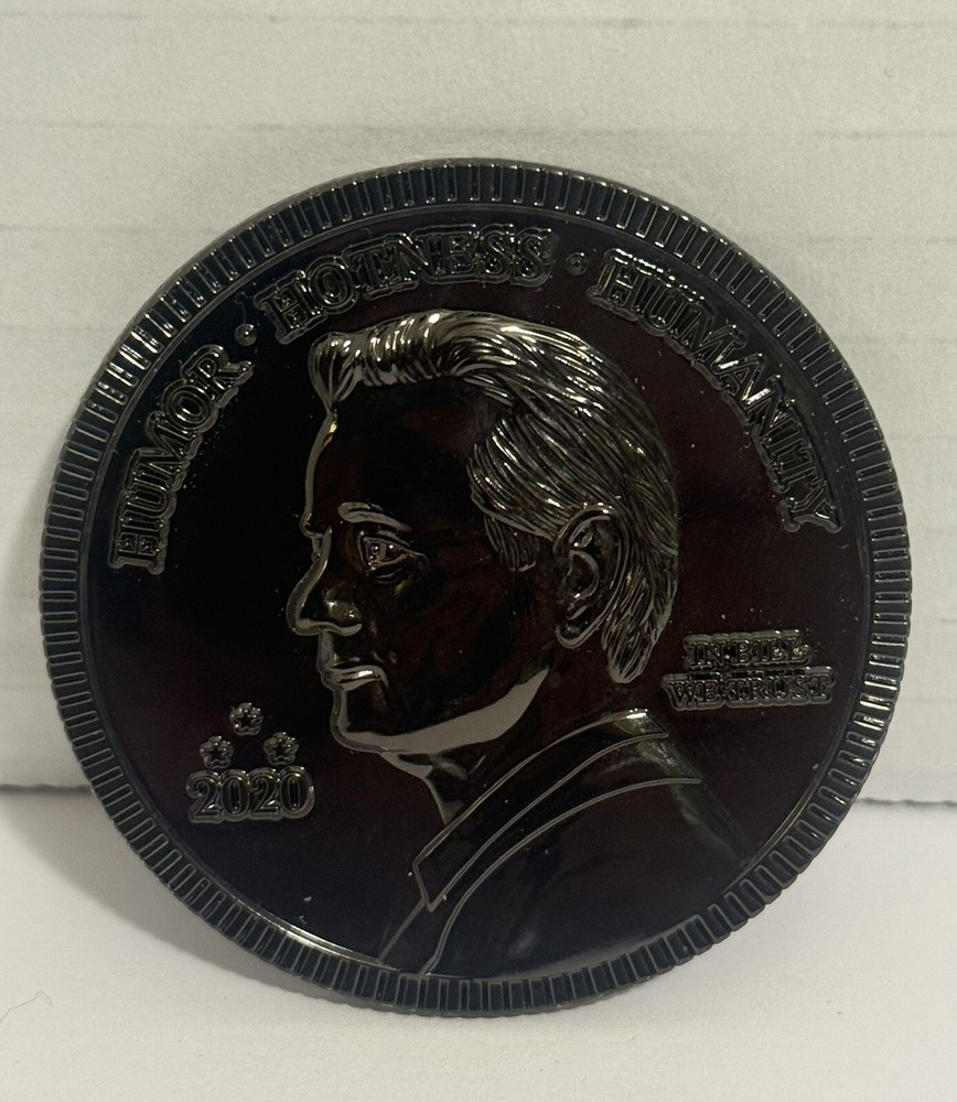 The CHIVE 2020 Bill Murray Black Plated BFM Challenge Coin