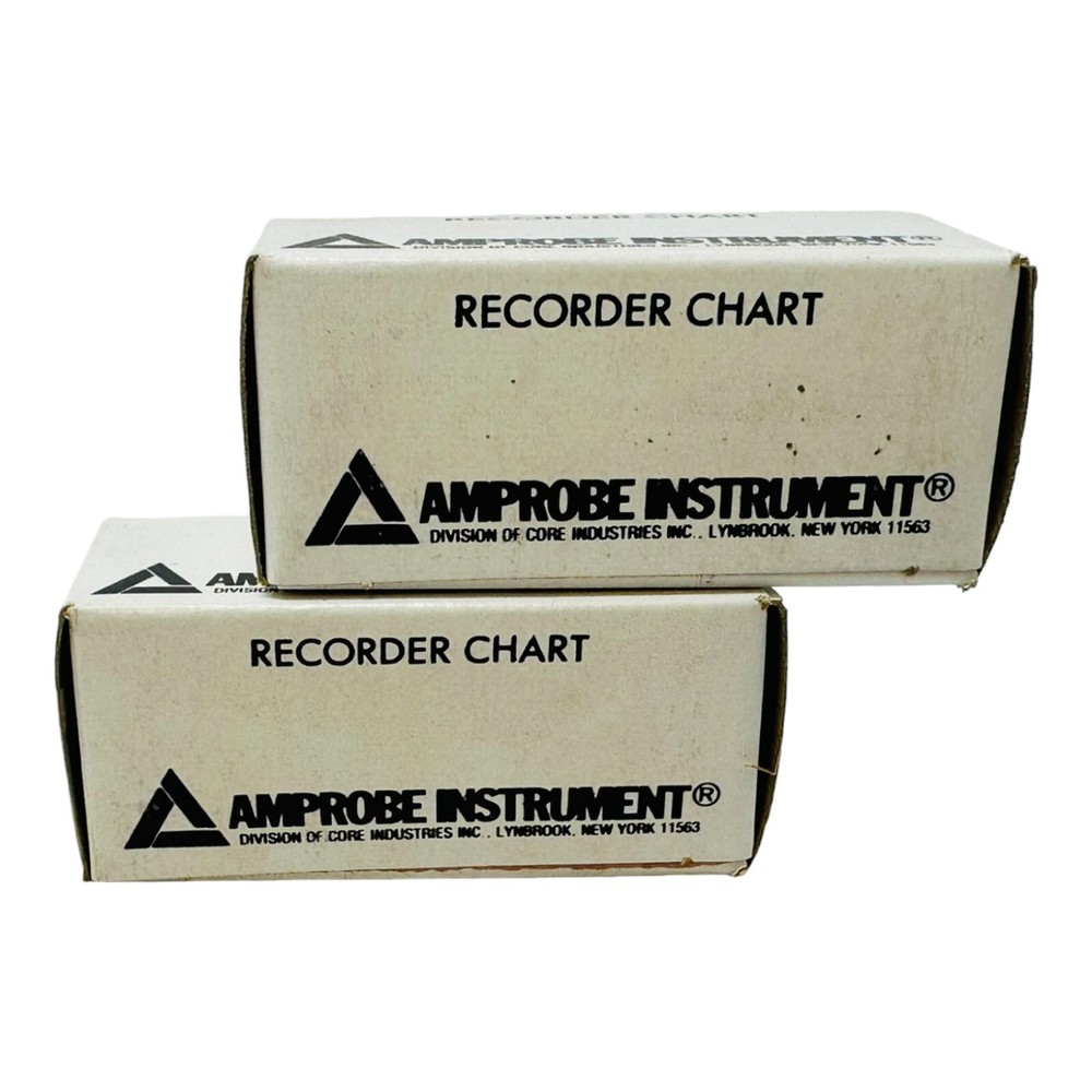 AMPROBE INSTRUMENT CAT. 830D RECORDER CHARTS 2 BOXES NEW/UNUSED SURPLUS
