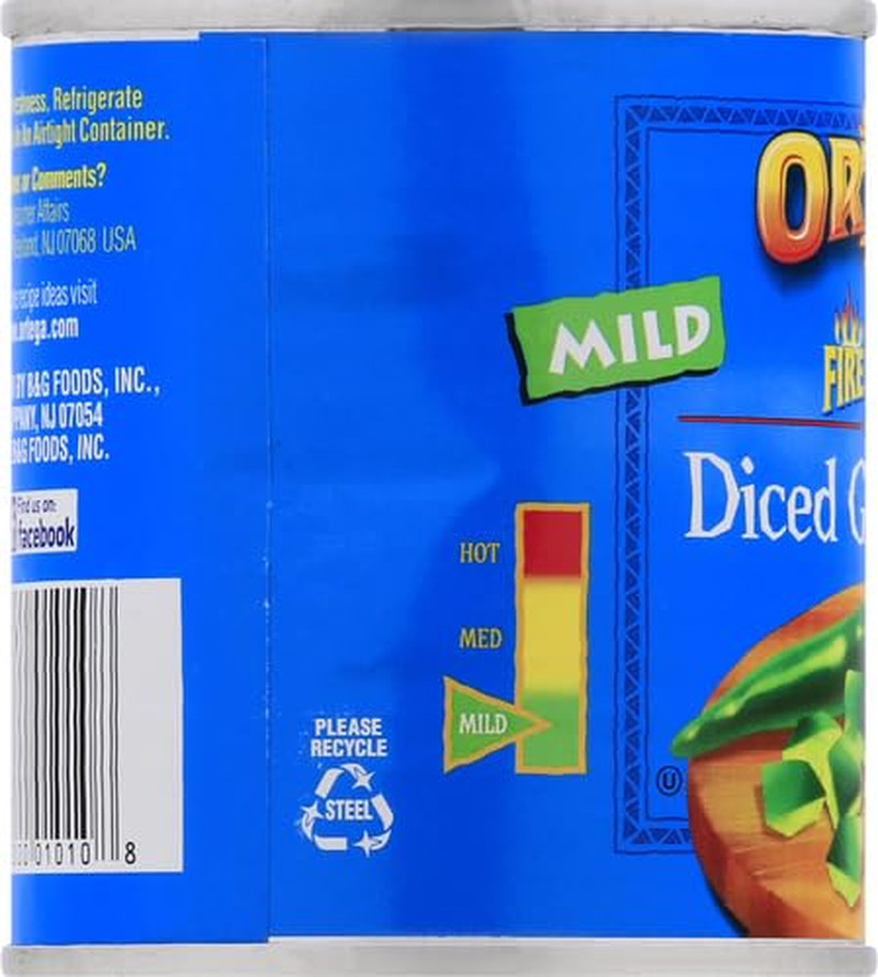 Diced Green Chiles, Mild, 7 Oz