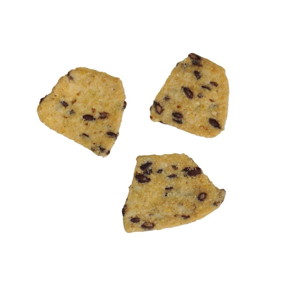 Salted Corn Chips With Flax, 1 Pound Bulk Bag, Hampton Distribution