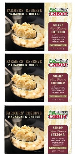 Cabot Creamery Macaroni & Cheese Sharp Cheddar 3 Pack