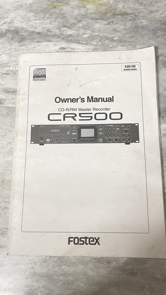 Fostex CR500 CD Recorder