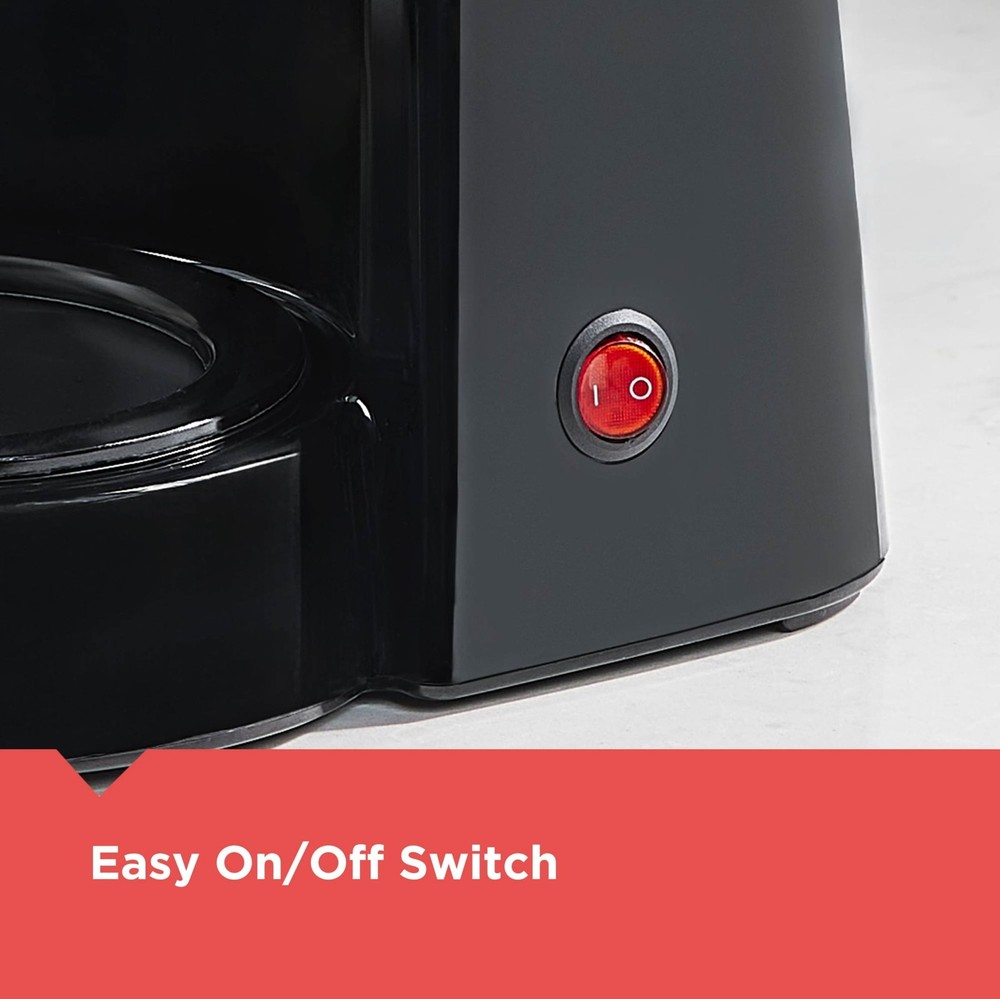 BLACK+DECKER 12-Cup Drip Coffee Maker with Easy On/Off Switch