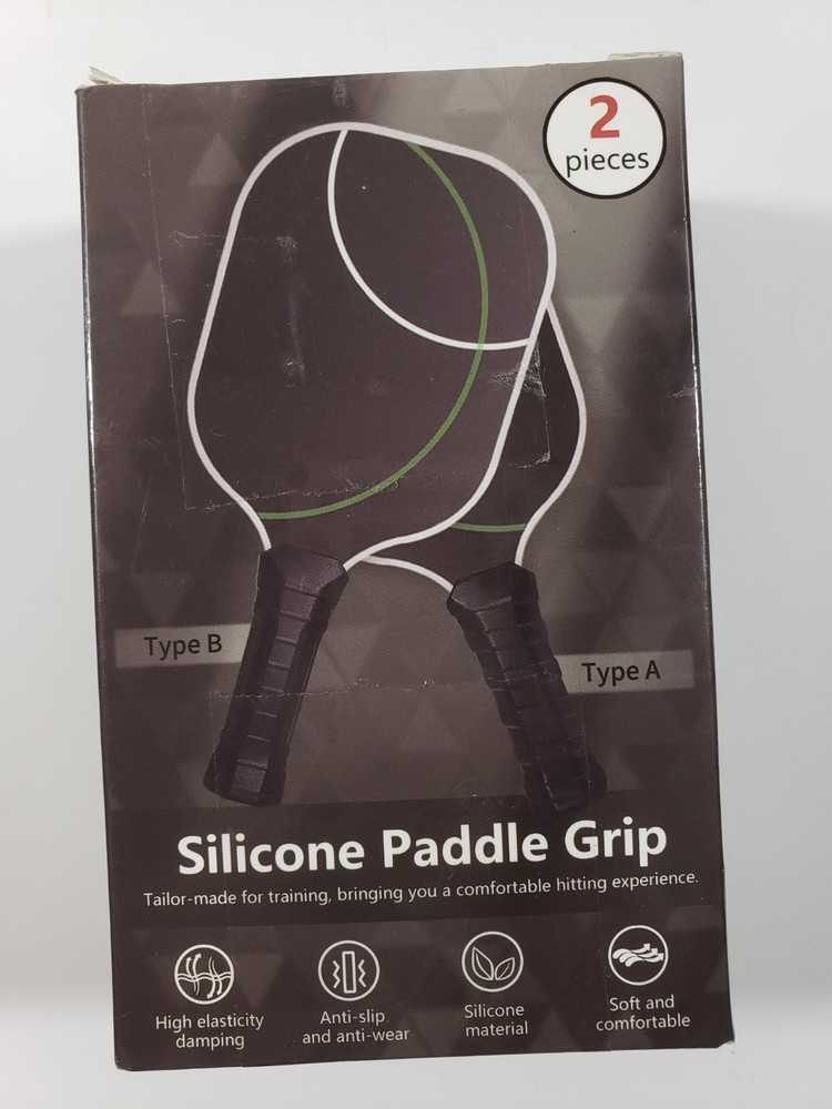 Pack Of 2 Silicone Pickleball Paddle Grip Type B.