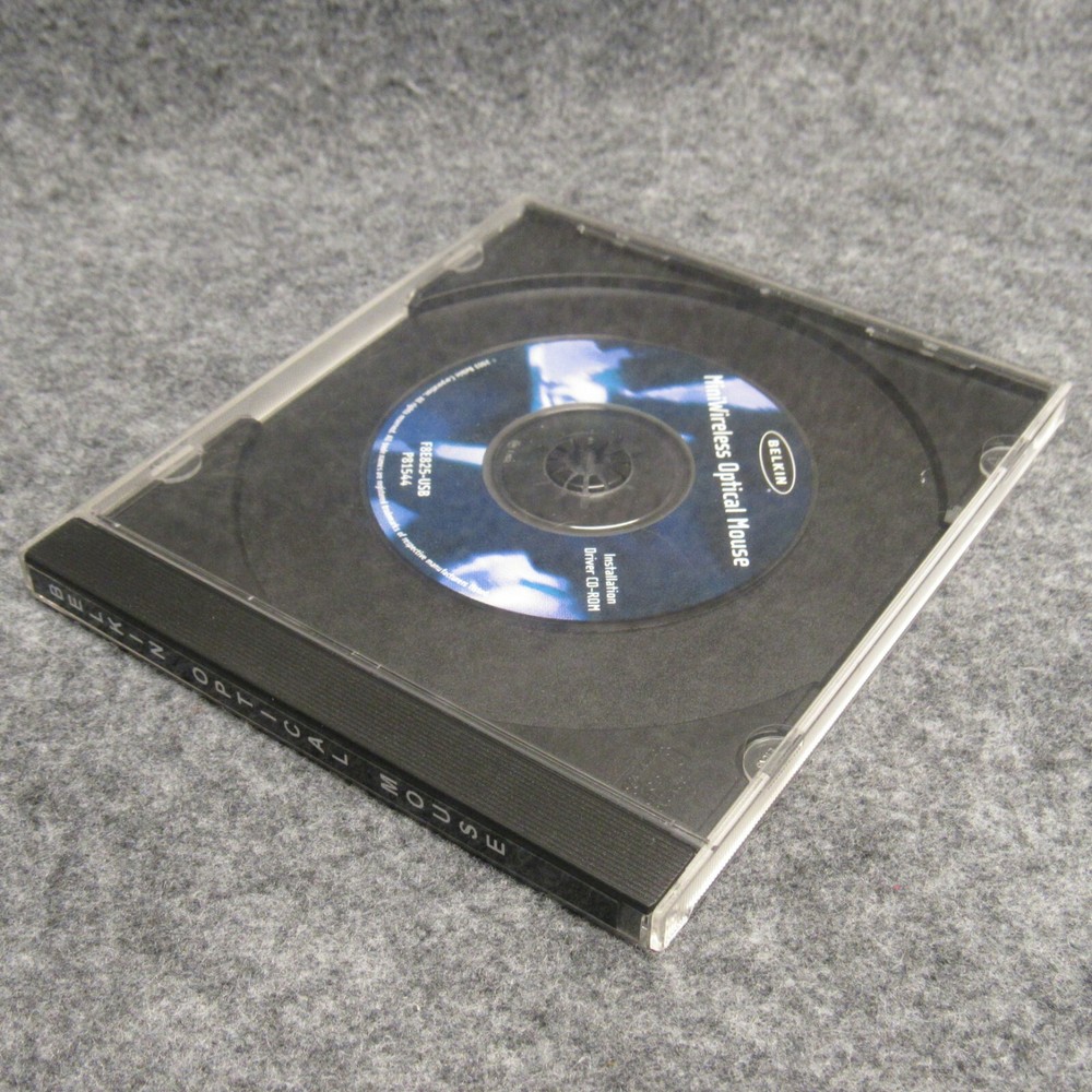 Belkin MiniWireless Optical Mouse Installation Driver CD-ROM Software F8E825-USB