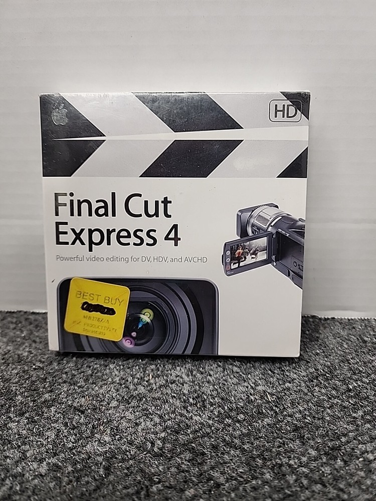 Apple Software Final Cut Express 4 - Retail Version New in Box