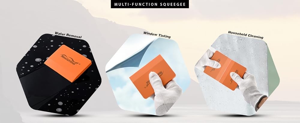 Soft Silicone Small Squeee for Vinyl, PPF Tools Window