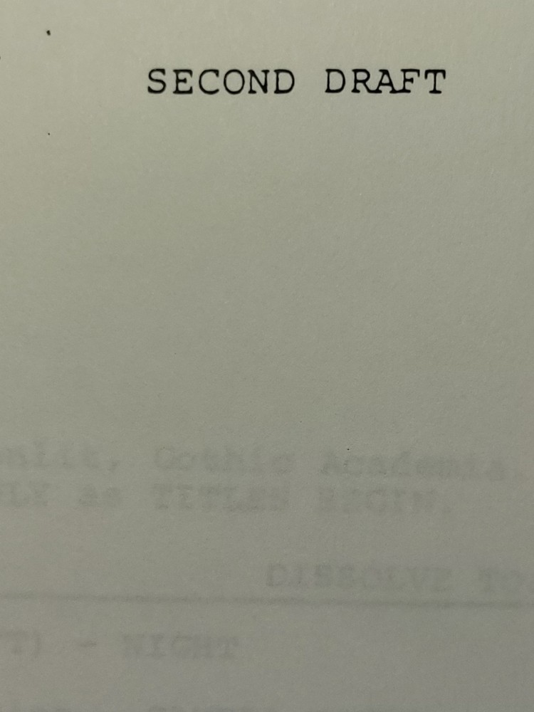 Flatliners Movie Script by Peter Filardi Second Draft July 31,1989 Paper Script