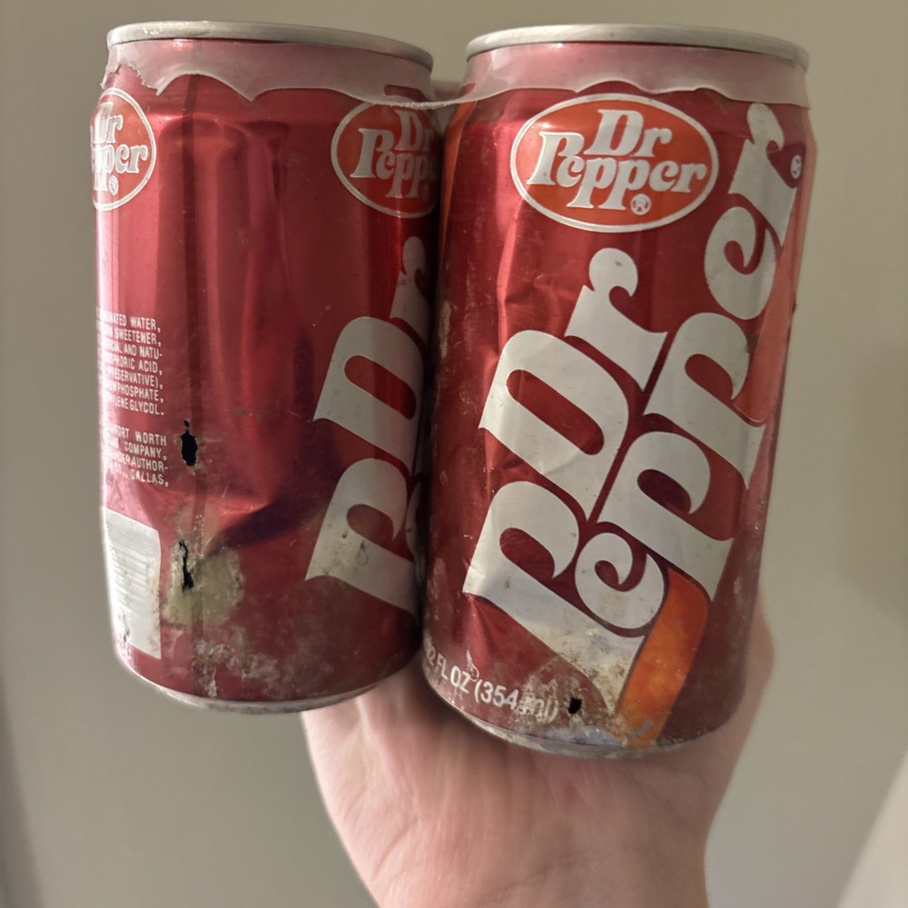 VINTAGE Stranger Things Dr. Pepper 6 Pack *Empty*