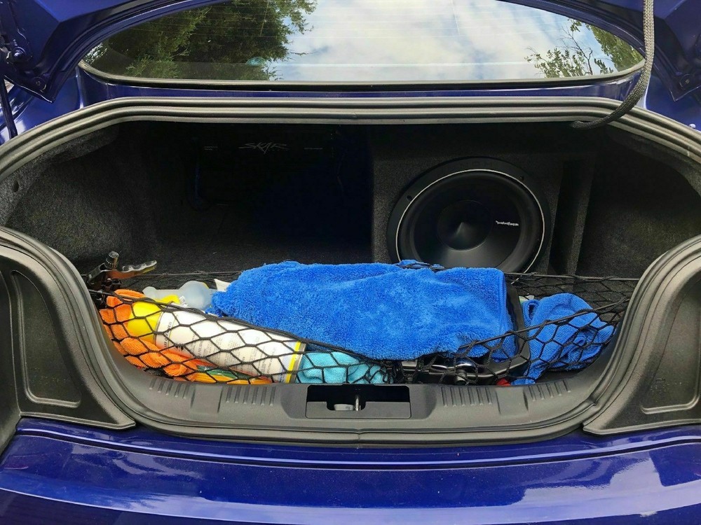 Trunk Envelope Style Organizer Cargo Net Mesh for FORD MUSTANG 2015-2024 New