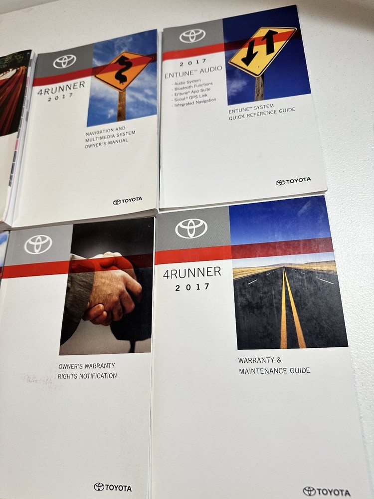 2017 Toyota 4Runner Owner's Manuals Set
