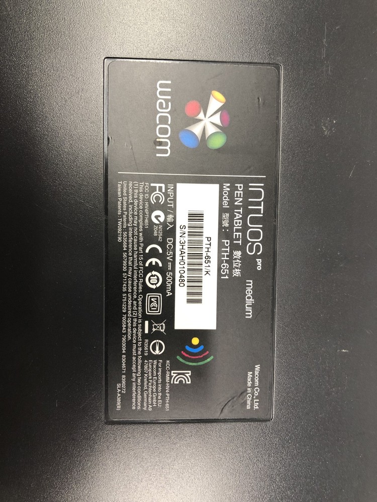 Intous Wacom PTH-651 Tablet - Good Condition