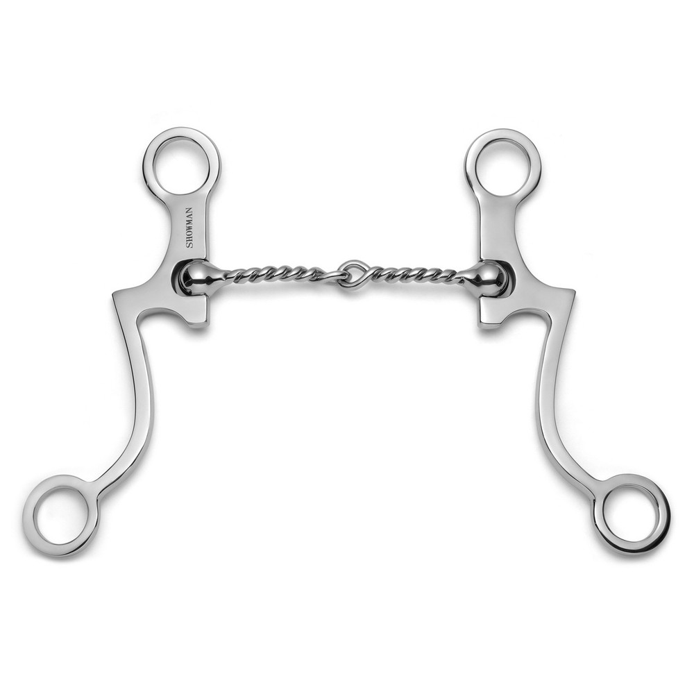 Showman Seven Shank Bit w/ Twisted Wire Snaffle