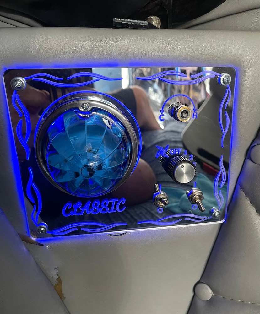  Classic Sleeper AC Control Panel Blue Led Lights Color  