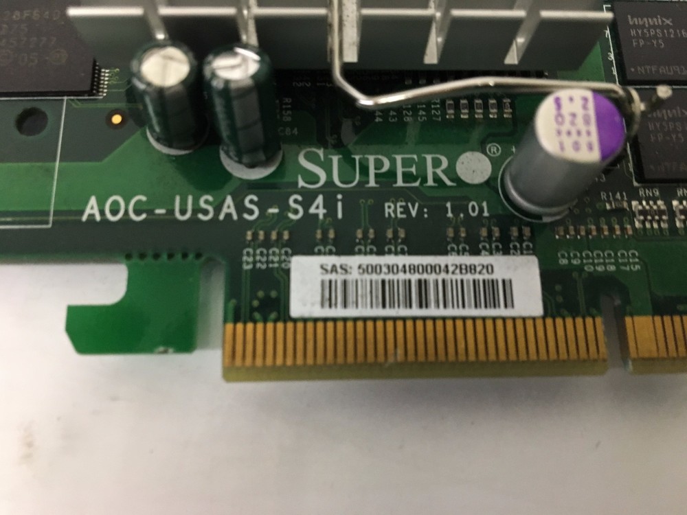 SuperMicro AOC-USAS-S4I Raid Card *USED*