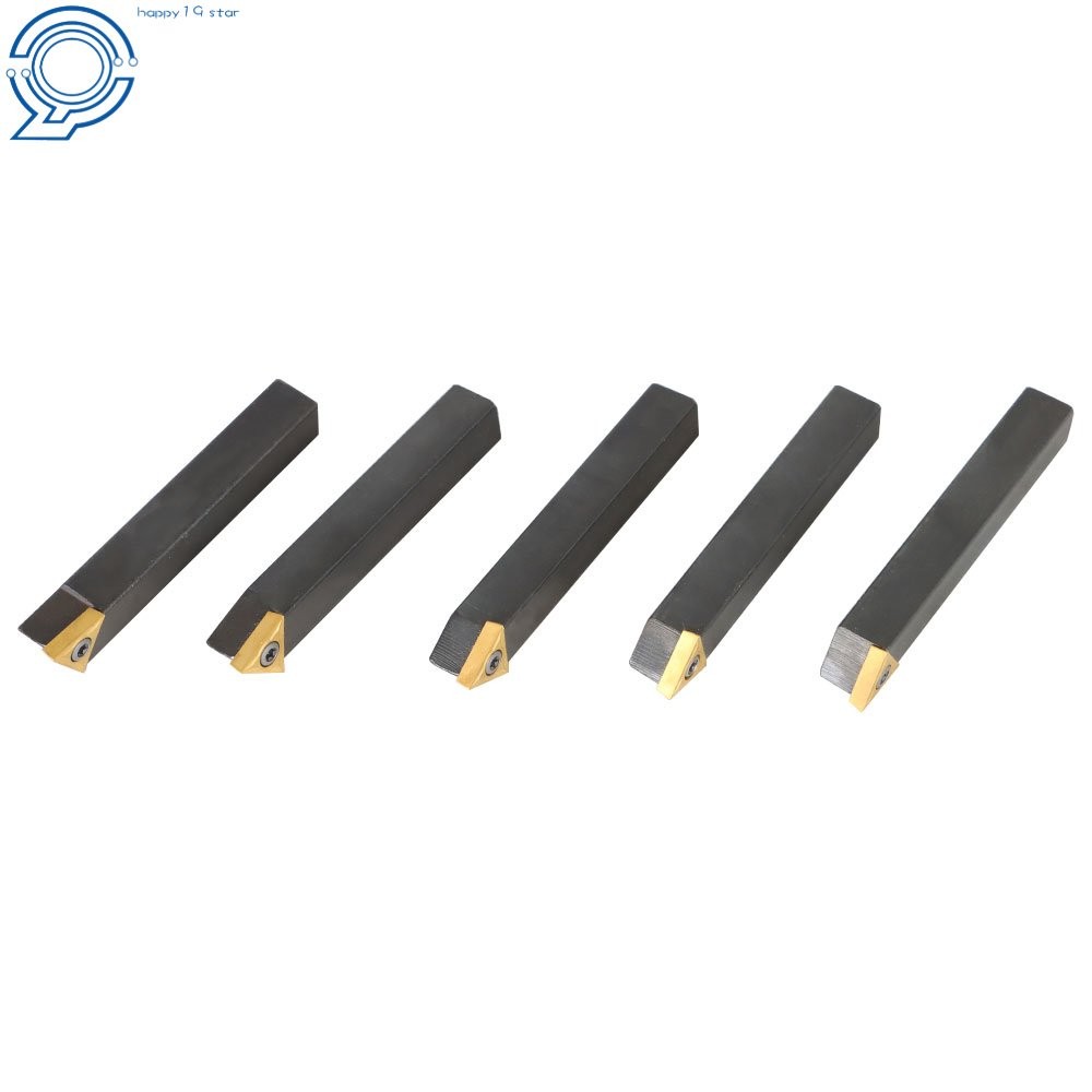 5 pack 1/2" Carbide Indexable Turning Tool Lathe Tool Bit With Carbide Inserts