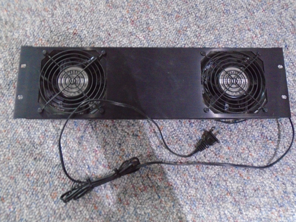 Middle Atlantic QTFP-2 Three Space Quiet Fan Panel with 2 Fans