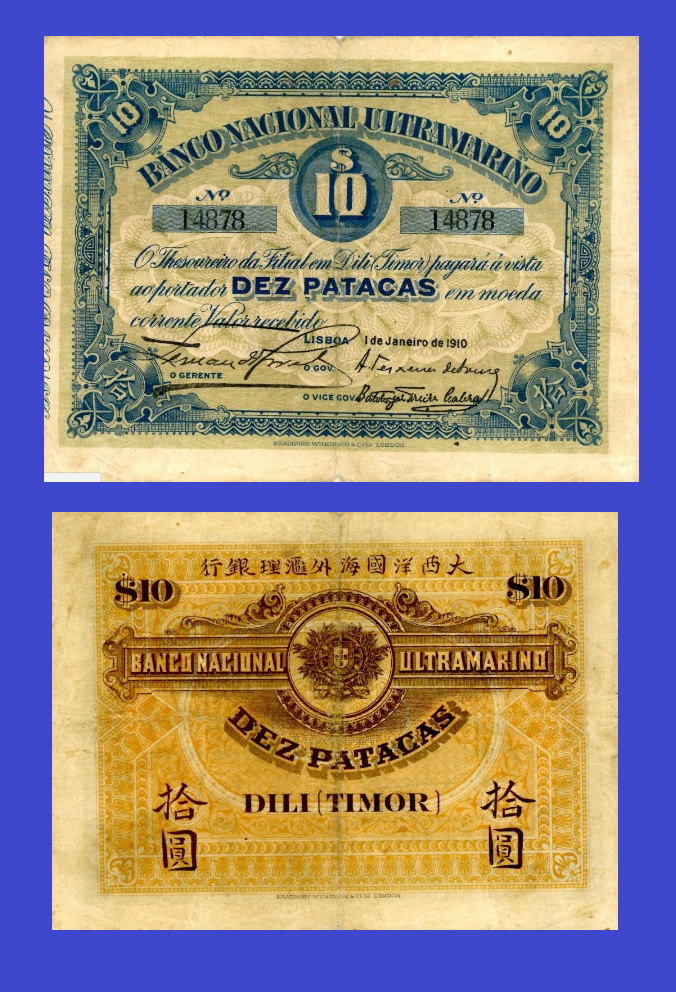 Timor 10 patcas 1910 - Copy