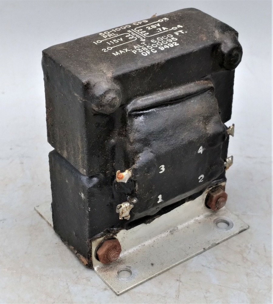 PLATE  TRANSFORMER   115V - 28V - .7A