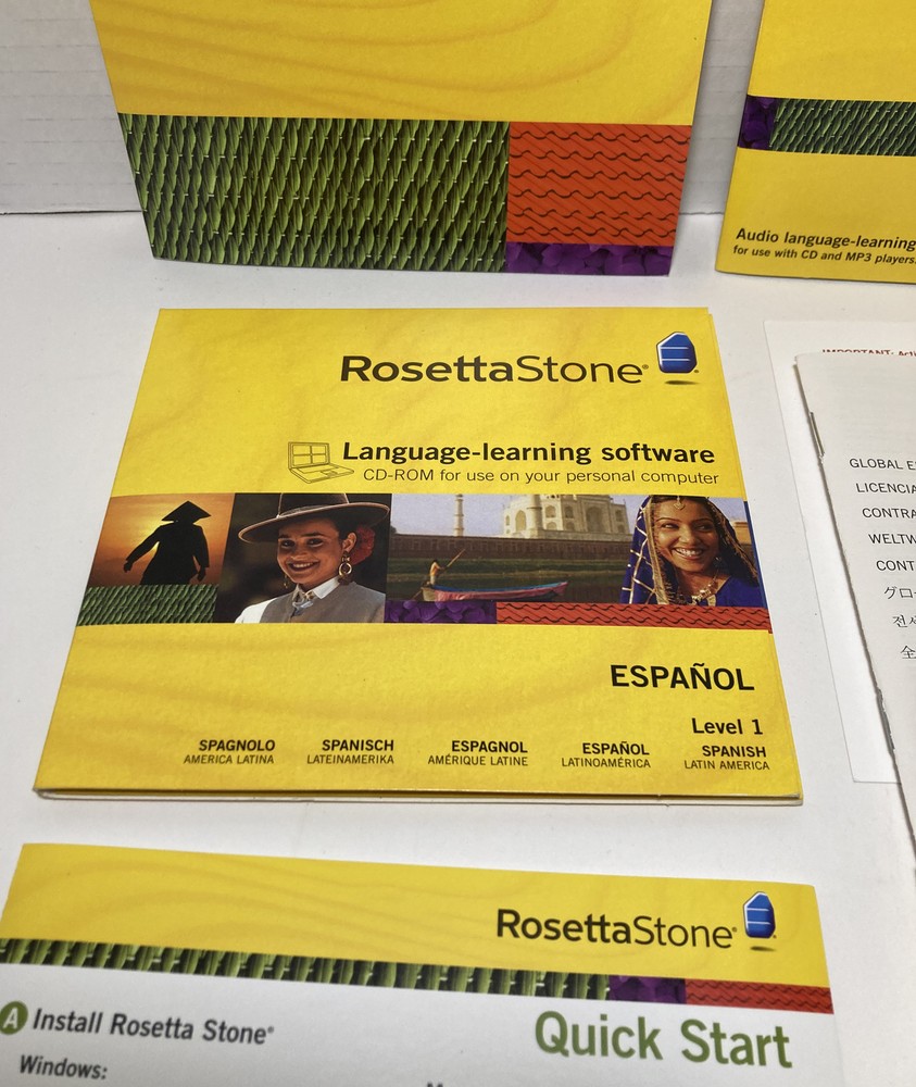 Rosetta Stone Spanish Espanol Level 1 Version 3 (No Headset)