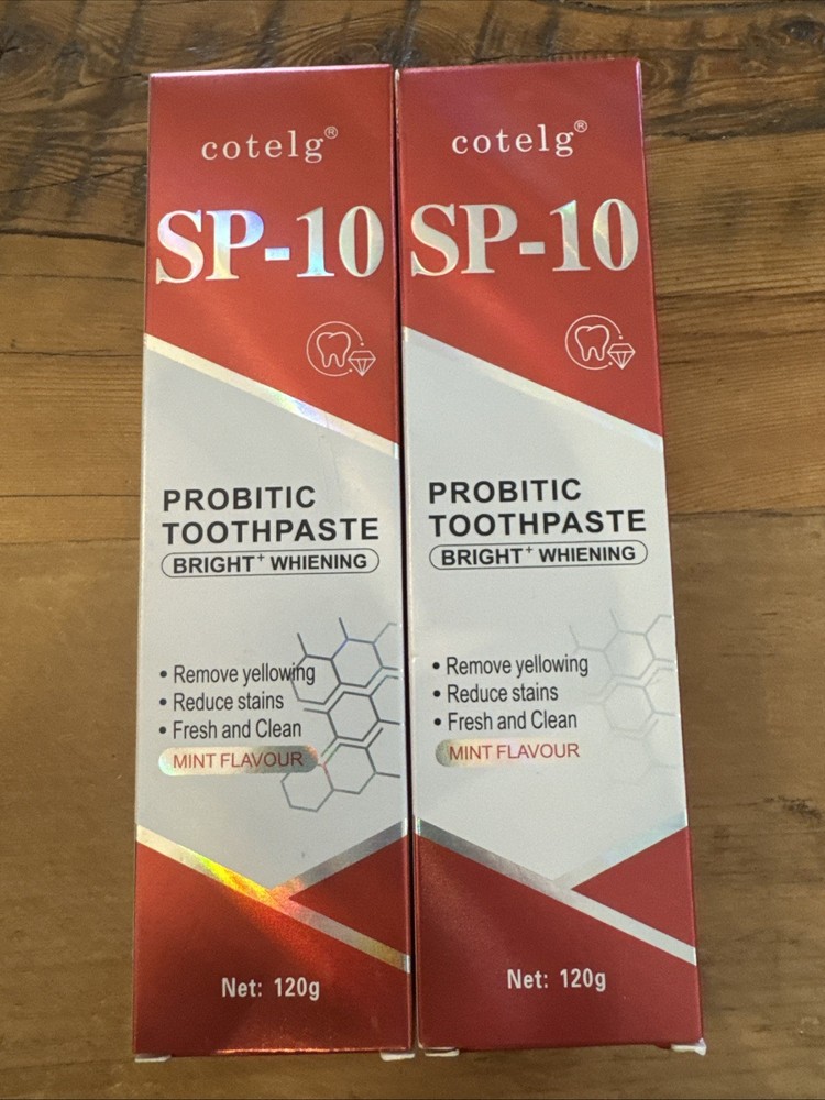 2X SP-6 Probiotic Toothpaste Sp-6 Toothpaste Whitening Quick White Toothpaste
