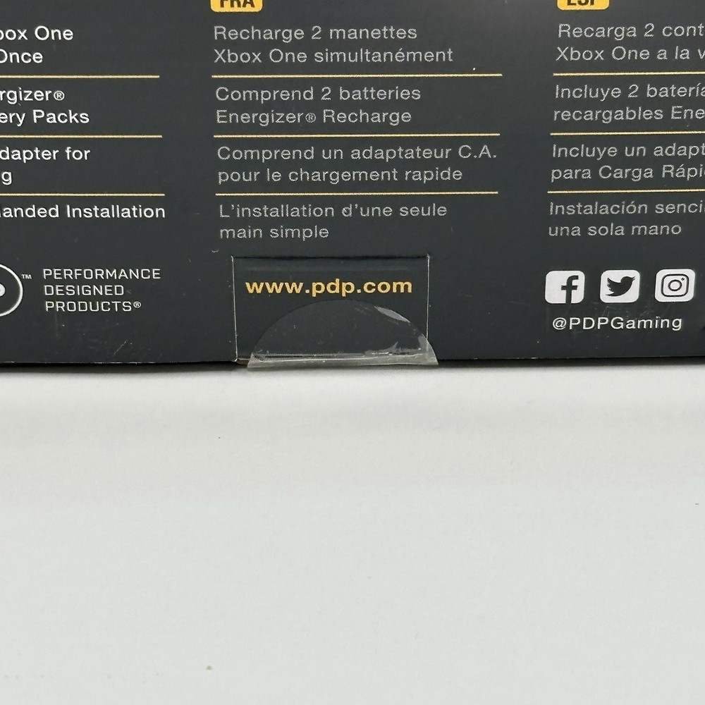 Energizer XBOX ONE Charging System w/ 2 Battery Packs