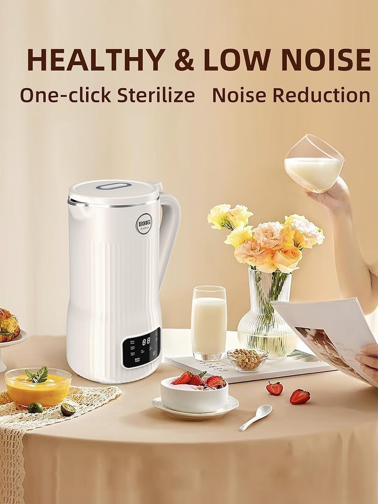 20Oz Nut Milk Maker Machine - Multi-Functional Automatic Almond with 10 Blades