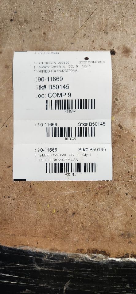 Engine ECM Electronic Control Module Fits 22 COMPASS 1247457