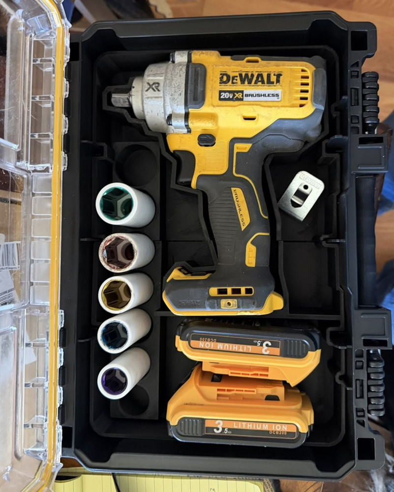 DeWalt DCF894 Impact Wrench & Socket Insert for Deep Compact Organizer (Insert)