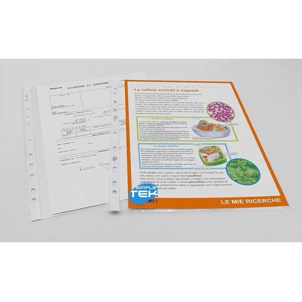 50 x 22x30 High Thickness Perforated Envelopes for Ring Binders Documents_