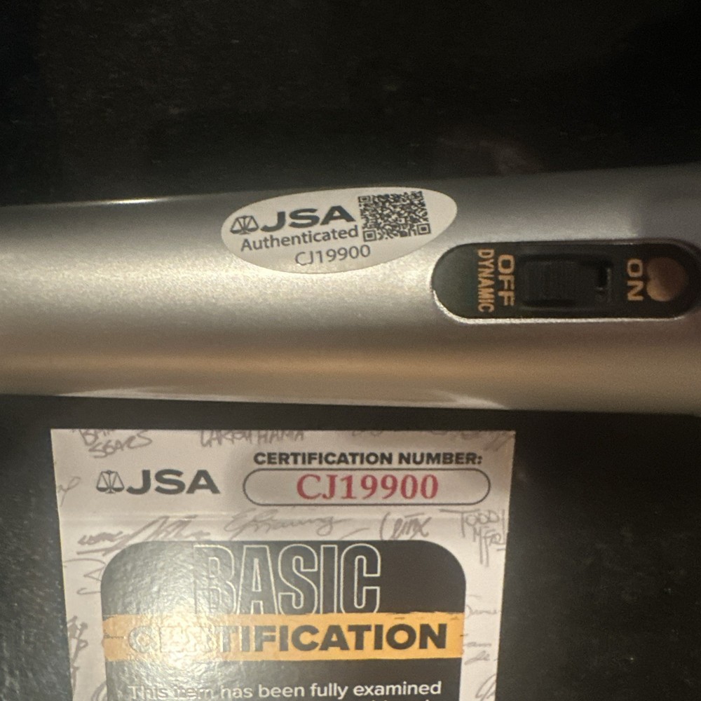 Tanner Usrey Signed Microphone JSA COA