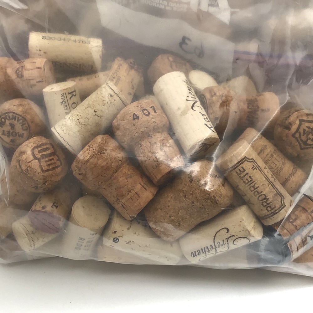 Lot of 233 Used Wine Corks Crafting Projects