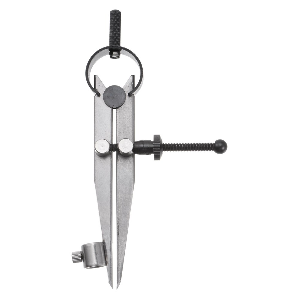 Spring Joint Caliper 4" Adjustable Spring Divider Caliper with Pencil Holder