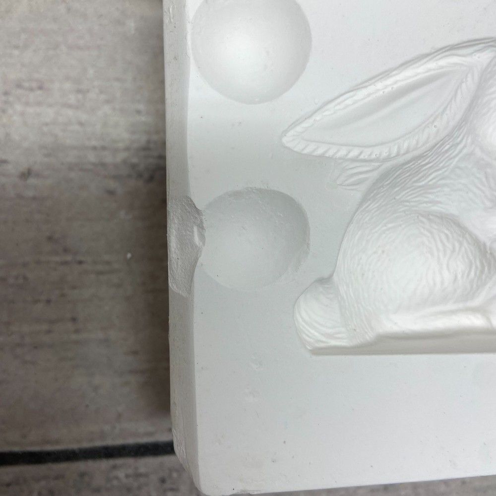 Weaver Ceramic Casting Mold Bunny and Cabbage #56
