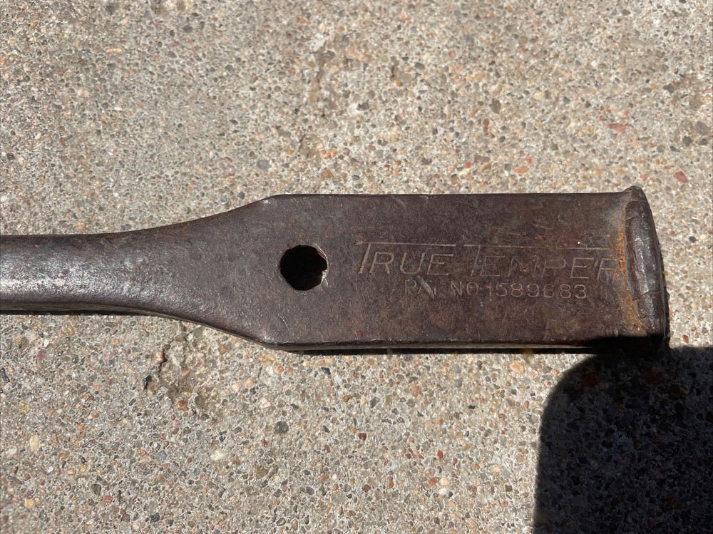 VINTAGE TRUE TEMPER NAIL PULLER HAMMER TOOL Pat No 1589683