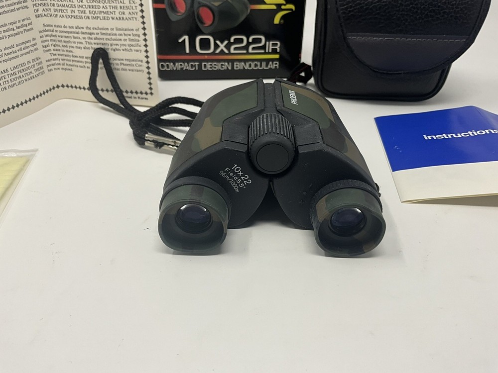 Phoenix  10x22IR Compact Binoculars Camouflage Infrared Coated