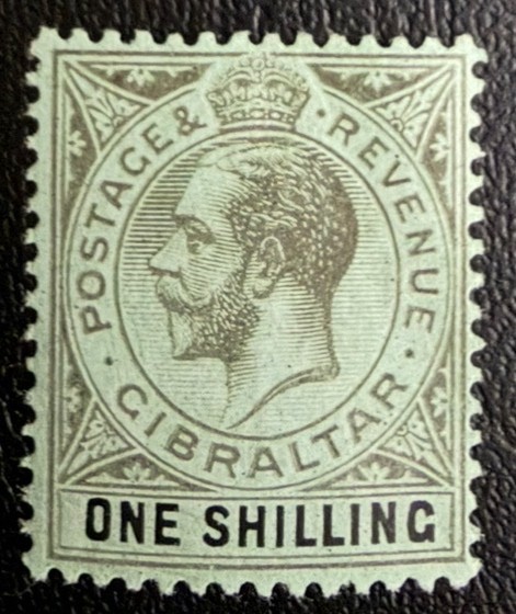 Gibraltor Stamp #71a MLH-OG 1912