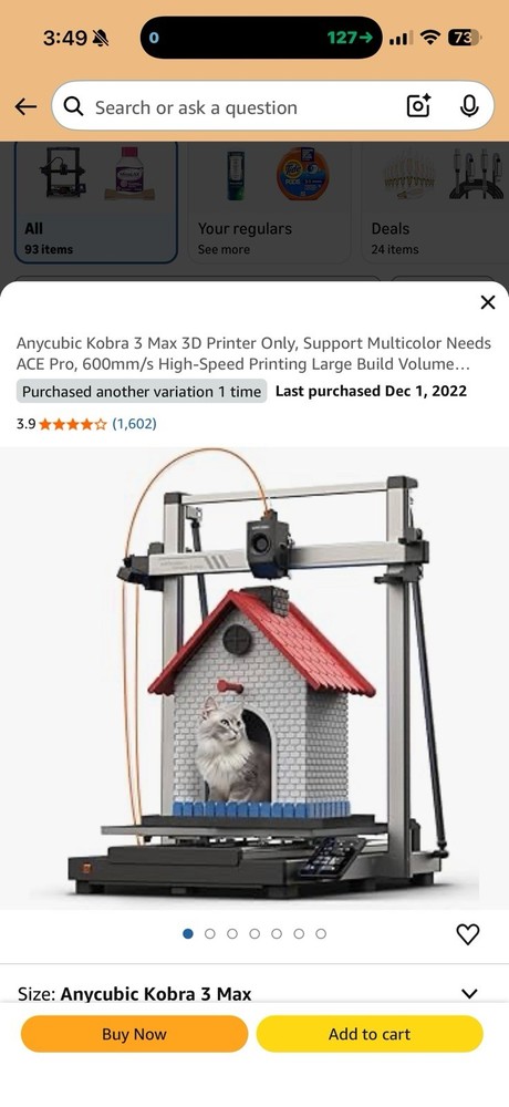 ANYCUBIC Vyper 3D Printer