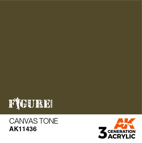 AK Interactive AK11436 Acrylic 3G Figure Canvas Tone 17ml