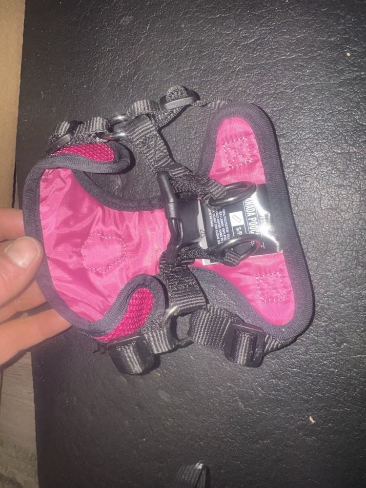 Sm Pink Dog Harness