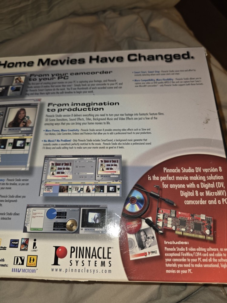 Pinnacle Studio DV Version 8 Professional Movie Making System